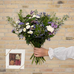 Trendy sommerbuket med blandede godter
