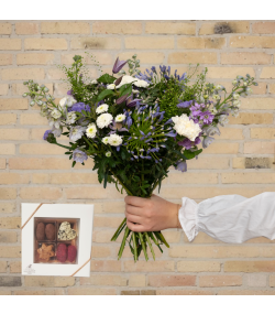 Trendy sommerbuket med blandede godter